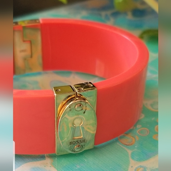 Fossil watch Bangle Coral buckle bracelet - Picture 2 of 5